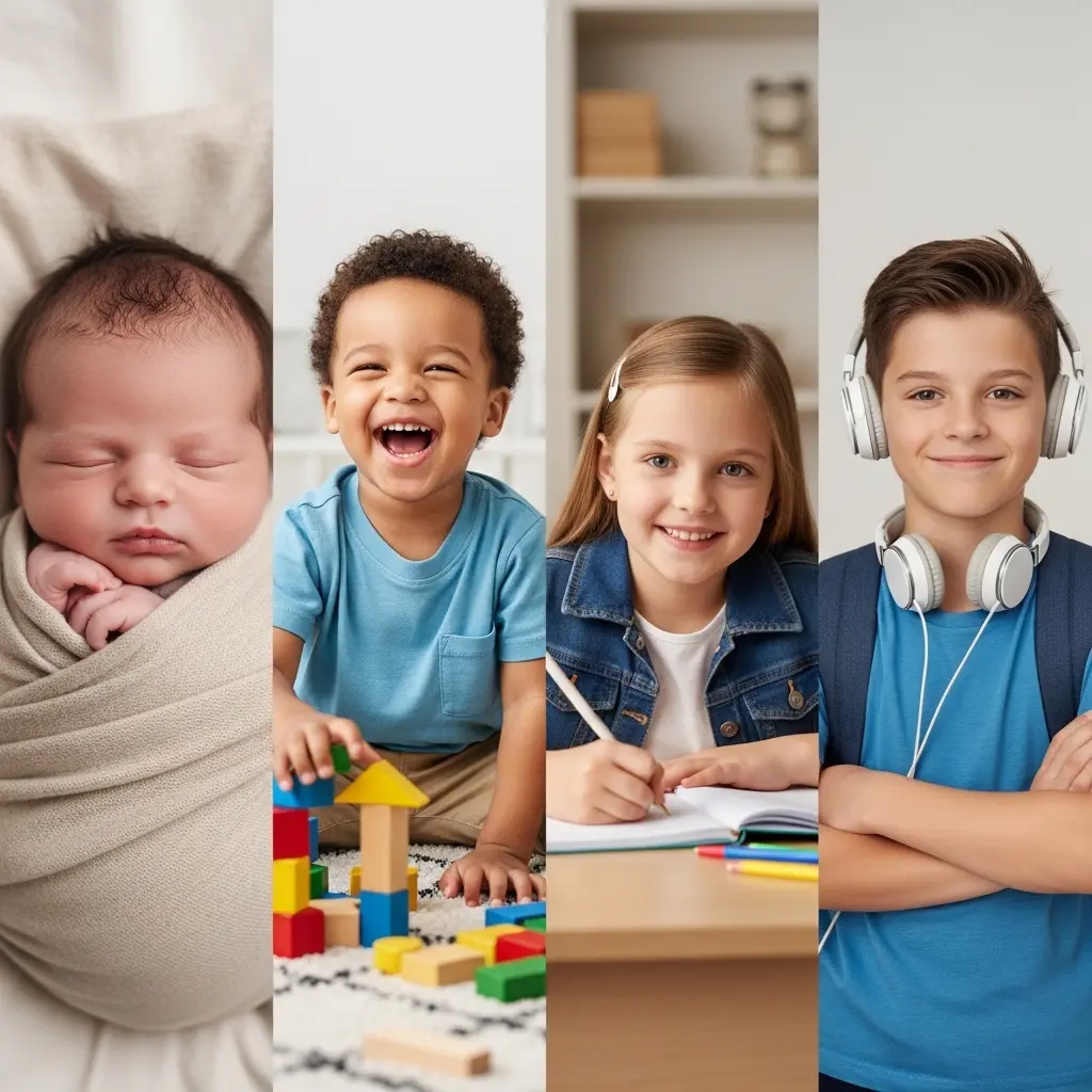 From newborn to college